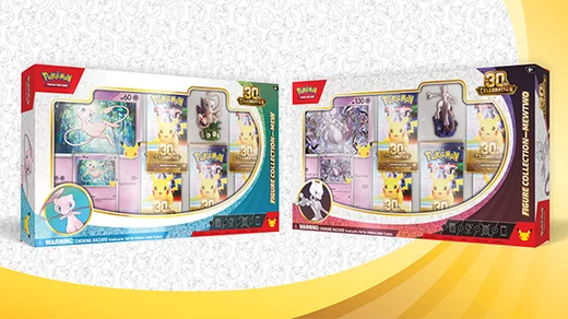 Figure Collection (Mew / Mewtwo) — produit scellé Pokémon 30e Anniversaire