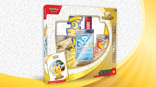 Poster Collection — produit scellé Pokémon 30e Anniversaire
