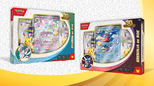 Coffret Nymphali ex / Amphinobi ex — produit scellé Pokémon 30e Anniversaire