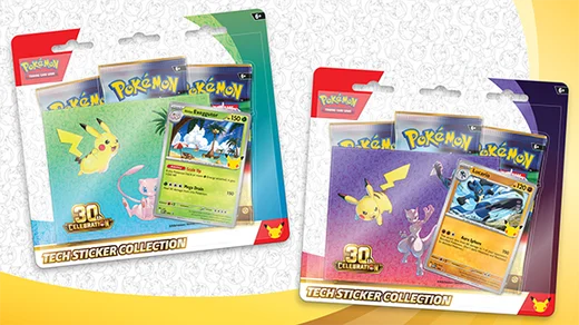 Tech Sticker Collection — produit scellé Pokémon 30e Anniversaire