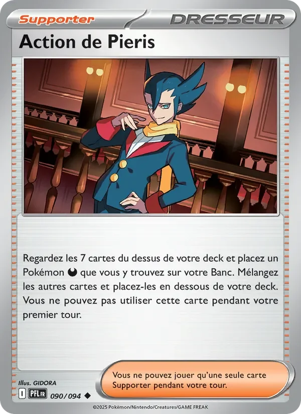 Carte Pokémon Action de Pieris 090/094 — Flammes Fantasmagoriques
