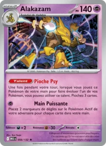 Carte Pokémon Alakazam 056/132 — Méga-Évolution