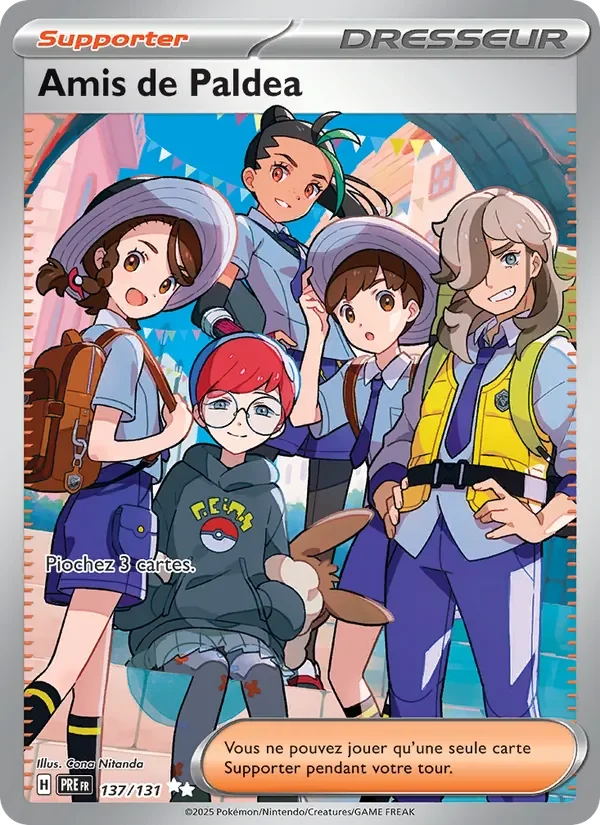 Carte Pokémon Amis de Paldea 137/131 — Évolutions Prismatiques