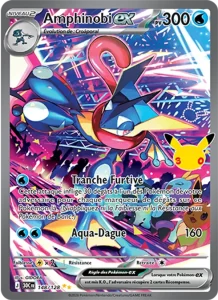 Carte Pokémon Amphinobi-ex 148/128 du set 30e Anniversaire
