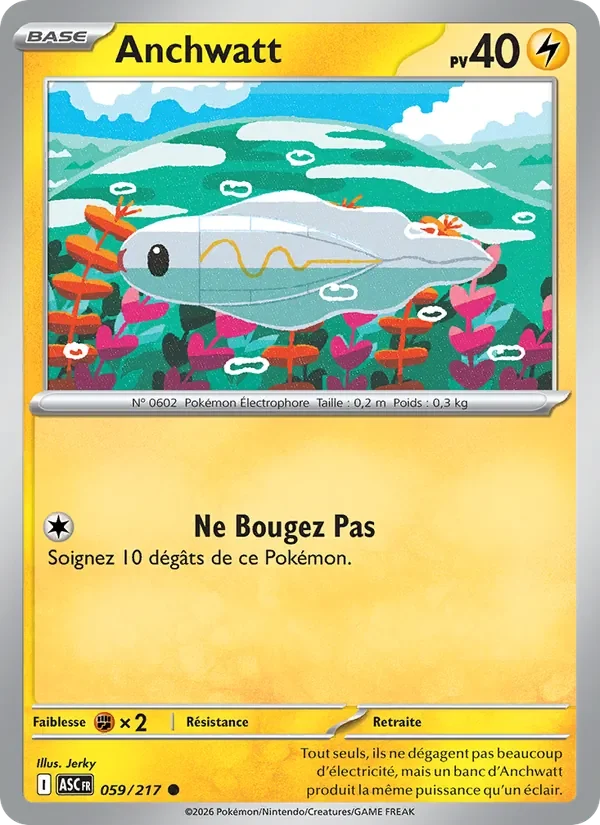 Carte Pokémon Anchwatt 059/295 — Héros Transcendants
