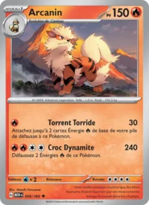 Carte Pokémon Arcanin 059/165 — 151