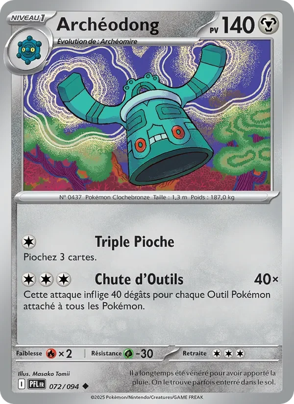 Carte Pokémon Archéodong 072/094 — Flammes Fantasmagoriques