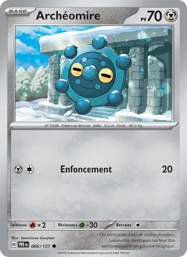 Carte Pokémon Archéomire 066/131 — Évolutions Prismatiques