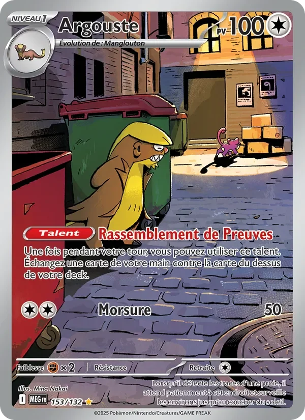 Carte Pokémon Argouste 153/132 — Méga-Évolution