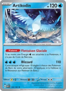 Carte Pokémon Artikodin 144/165 — 151