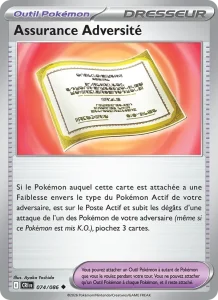 Carte Pokémon Assurance Adversité 074/122 — Chaos Ascendant