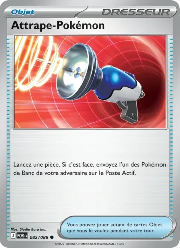 Carte Pokémon Attrape-Pokémon 082/088, extension Équilibre Parfait