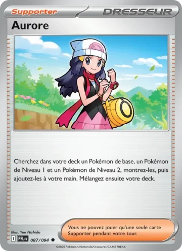 Carte Pokémon Aurore 087/094, extension Flammes Fantasmagoriques