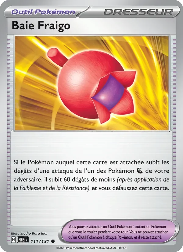 Carte Pokémon Baie Fraigo 111/131 — Évolutions Prismatiques