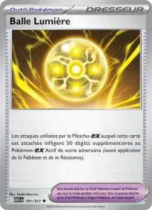 Carte Pokémon Balle Lumière 191/295 — Héros Transcendants
