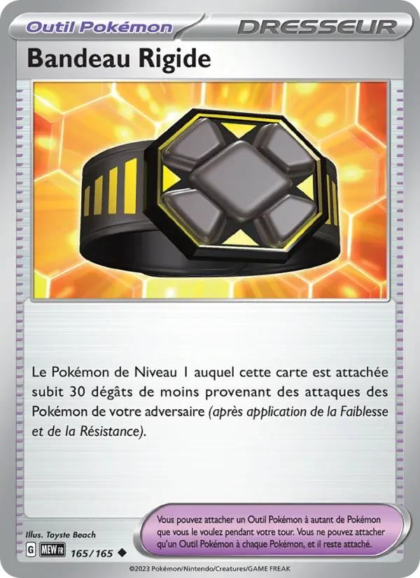 Carte Pokémon Bandeau Rigide 165/165 — 151