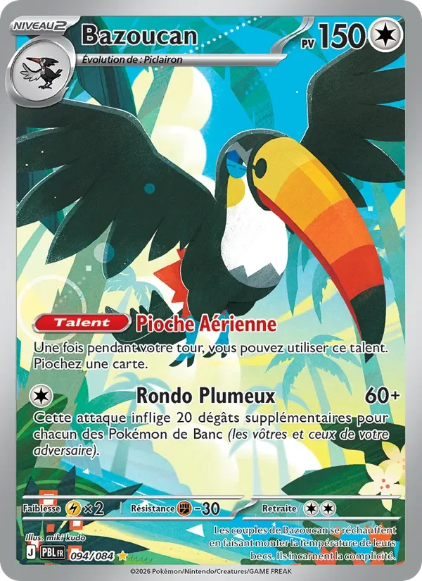 Carte Pokémon Bazoucan 094/120 — Nuit Noire