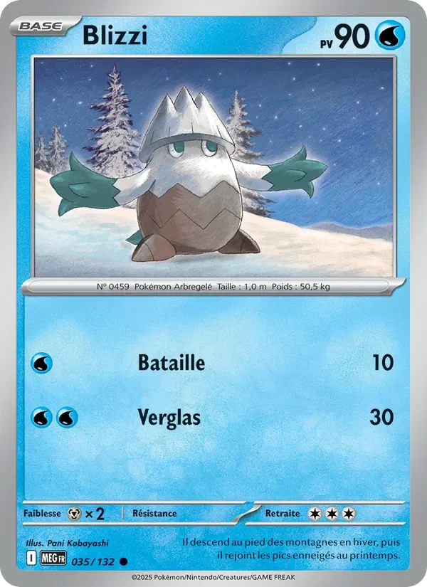 Carte Pokémon Blizzi 035/132 — Méga-Évolution