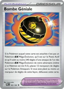 Carte Pokémon Bombe Géniale 082/120 — Nuit Noire