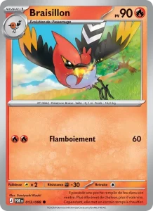 Carte Pokémon Braisillon 013/124 — Équilibre Parfait