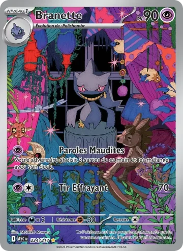 Carte Pokémon Branette 234/217, extension Héros Transcendants