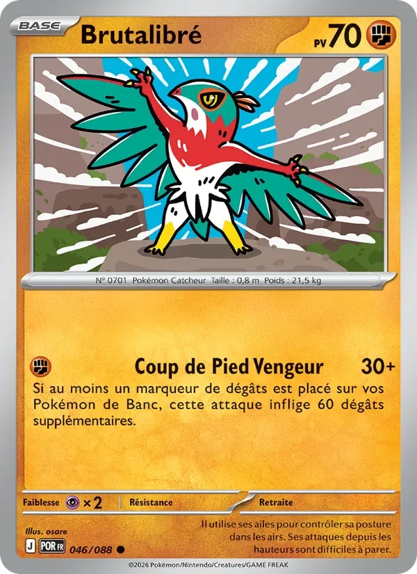 Carte Pokémon Brutalibré 046/124 — Équilibre Parfait