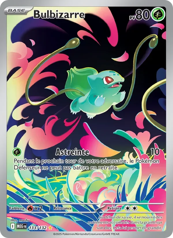 Carte Pokémon Bulbizarre 133/132 — Méga-Évolution