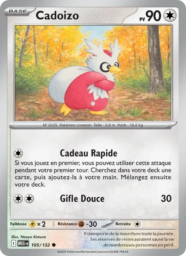 Carte Pokémon Cadoizo 105/132 — Méga-Évolution
