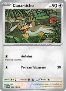 Carte Pokémon Canarticho 083/165 — 151