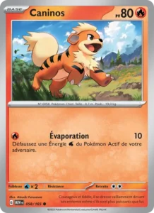 Carte Pokémon Caninos 058/165 — 151