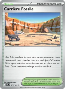 Carte Pokémon Carrière Fossile 076/120 — Nuit Noire