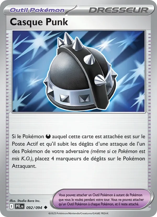 Carte Pokémon Casque Punk 092/094 — Flammes Fantasmagoriques