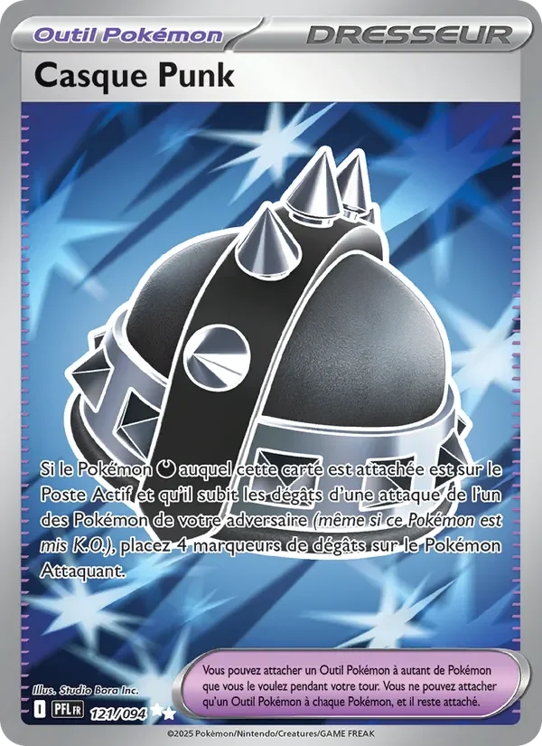 Carte Pokémon Casque Punk 121/094 — Flammes Fantasmagoriques