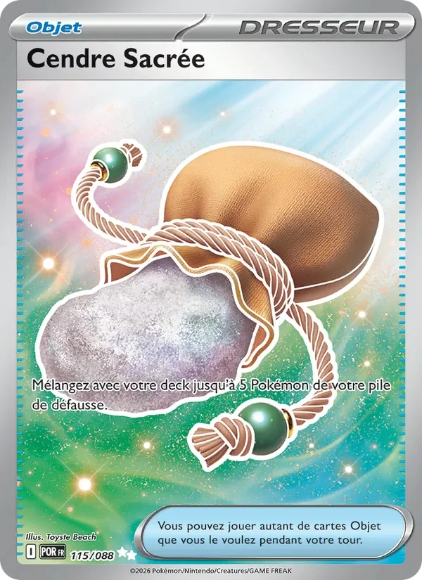 Carte Pokémon Cendre Sacrée 115/124 — Équilibre Parfait