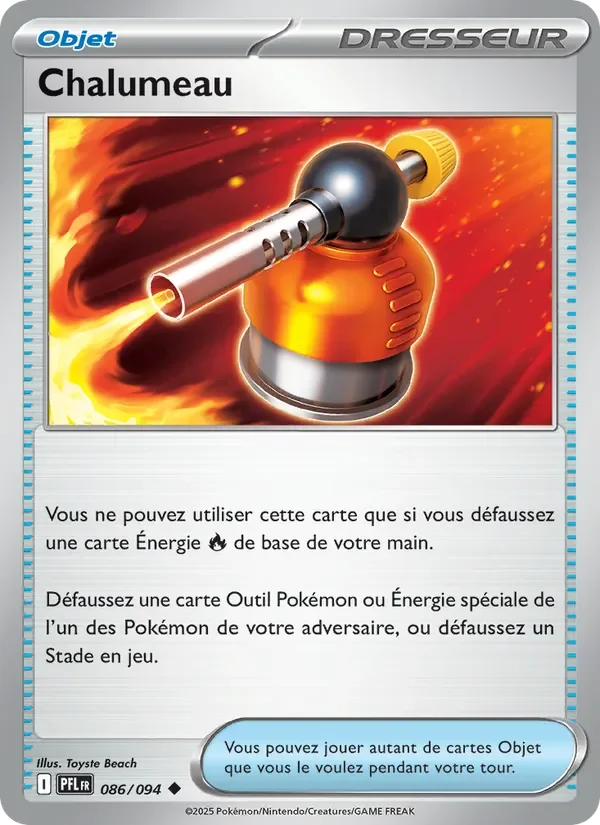 Carte Pokémon Chalumeau 086/094 — Flammes Fantasmagoriques