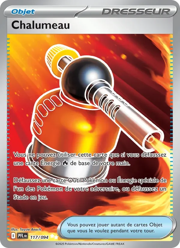 Carte Pokémon Chalumeau 117/094 — Flammes Fantasmagoriques