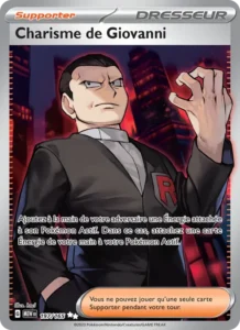 Carte Pokémon Charisme de Giovanni 197/165 — 151