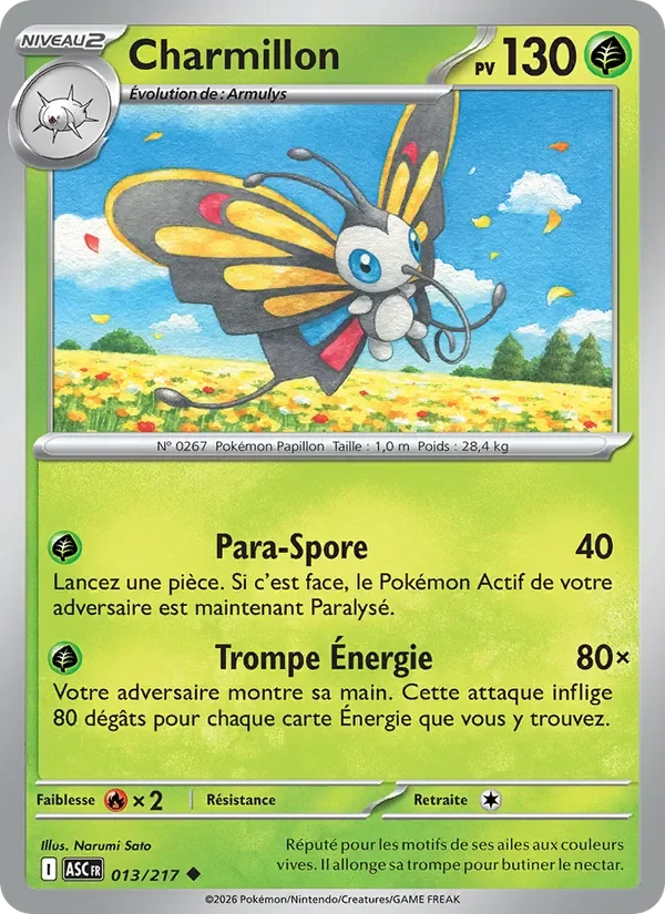 Carte Pokémon Charmillon 013/295 — Héros Transcendants