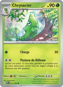 Carte Pokémon Chrysacier 011/165 — 151