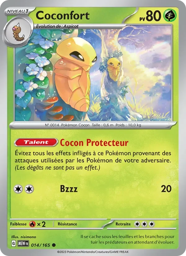 Carte Pokémon Coconfort 014/165 — 151