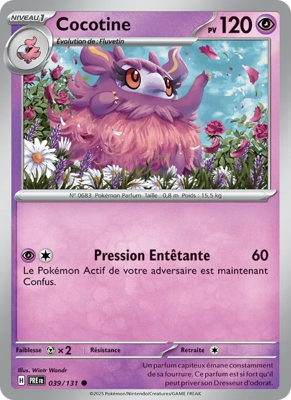 Carte Pokémon Cocotine 039/131 — Évolutions Prismatiques