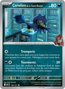 Carte Pokémon Cornèbre de la Team Rocket 126/295 — Héros Transcendants