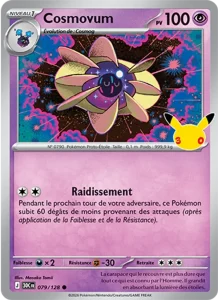 Carte Pokémon Cosmovum 079/128 du set 30e Anniversaire