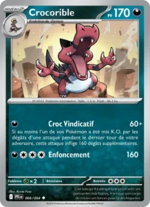 Carte Pokémon Crocorible 066/094 — Flammes Fantasmagoriques