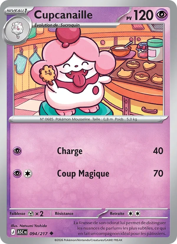 Carte Pokémon Cupcanaille 094/295 — Héros Transcendants