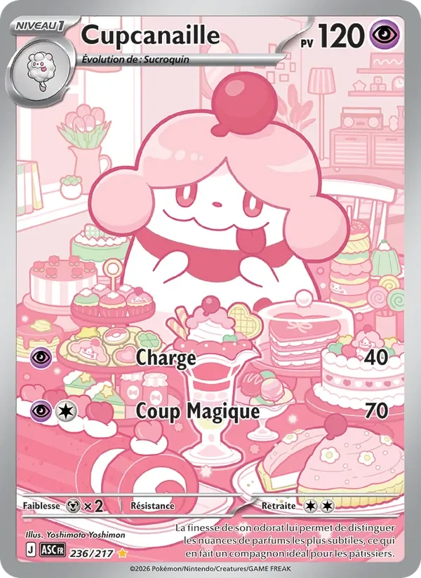 Carte Pokémon Cupcanaille 236/295 — Héros Transcendants