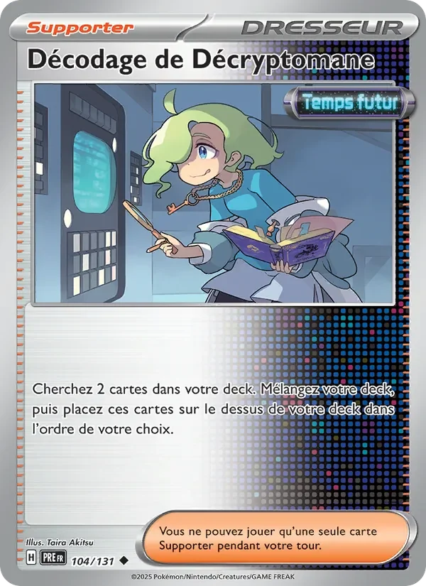 Carte Pokémon Décodage de Décryptomane 104/131 — Évolutions Prismatiques