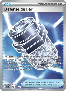 Carte Pokémon Défense de Fer 110/120 — Nuit Noire