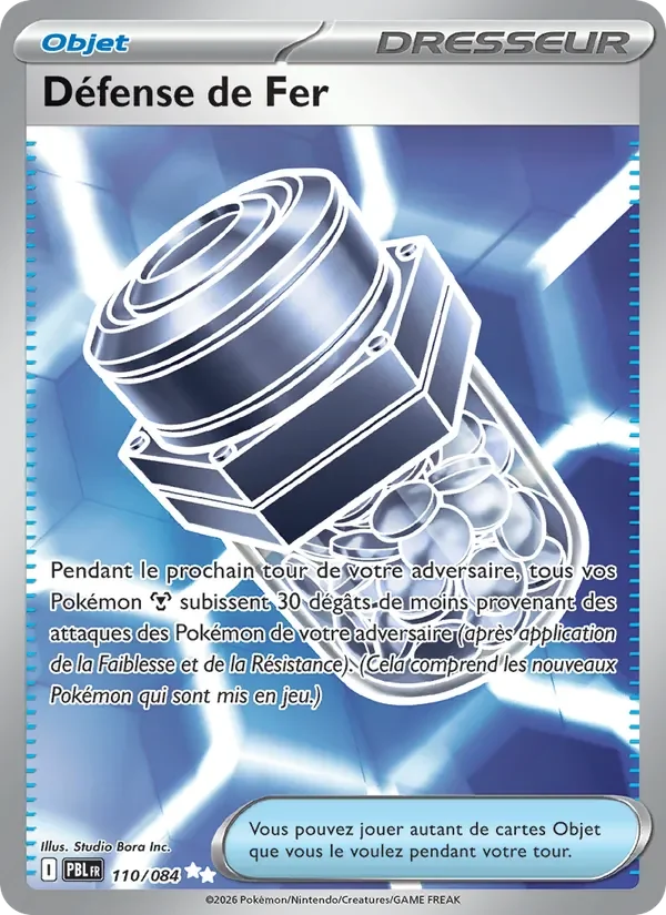 Carte Pokémon Défense de Fer 110/120 — Nuit Noire