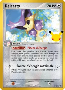 Carte Pokémon Delcatty 5/109 du set 30e Anniversaire